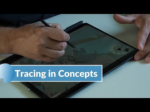 How to Draw and Trace with Concepts App