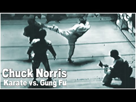 1966 Chuck Norris makes FULL CONTACT in rare Karate vs Gung Fu point match (NEW Footage)