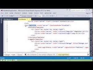 Introduction to ASP.NET Web Forms: Master Pages