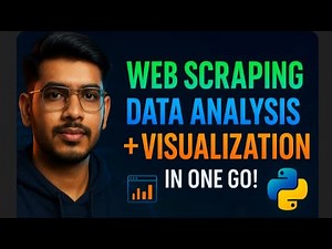 Web Scraping + Data Analysis + Visualization (BeautifulSoup + Pandas + Matplotlib) for Beginners