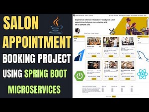 Salon Appointment Booking System Project in Spring Boot Microservice, React JS | Razorpay Integrated