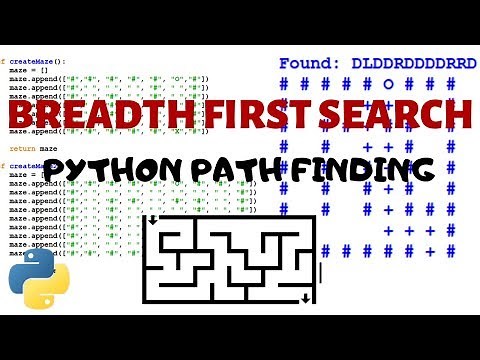 Python Path Finding Tutorial - Breadth First Search Algorithm