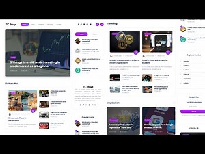 How to make a responsive website for blogging using HTML, CSS and jQuery | Blog Website