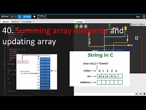40 Summing array elements and updating array
