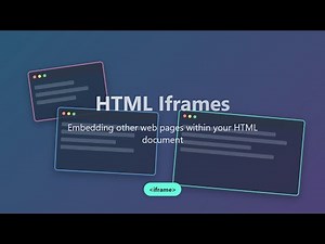 HTML Iframes: Embed Web Pages Like a Pro! (Beginner-Friendly)