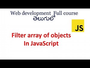 filter array of objects in javascript