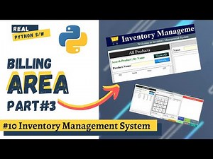 🔥#10 How to Create Inventory Management System with Database in Python | 0 to Hero Course | Billing🔥