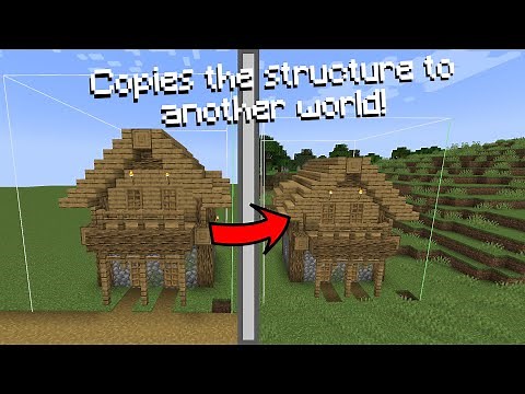 How to Transfer Structures and Builds from One World to Another in Minecraft Java Edition