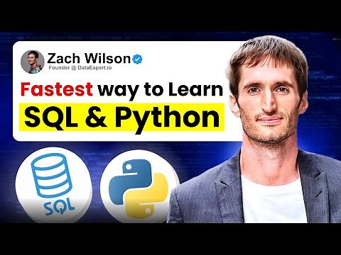 Learn Python and SQL FAST For Data Engineering: 2025 Road map