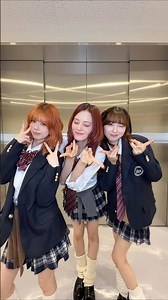 #らぶえもチャレンジ @ #ベストアーティスト2025 🏫✌️ #RIKU #MIIHI #NINA #NiziU #WithU #NiziU_NewEmotion #にゅーえも #らぶえも