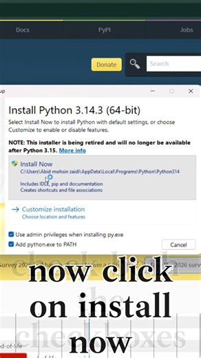 Python Installation Step-by-Step (Beginner Tutorial) #programming #pythoninstallation #python