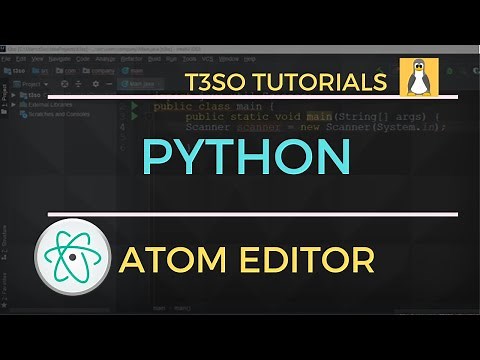 How to run Python Program in Atom Editor