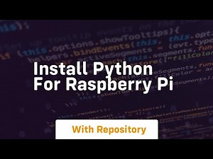 install python for raspberry pi