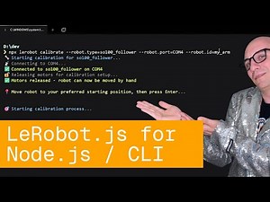 Control your robot in Node.js or via the CLI with LeRobot.js