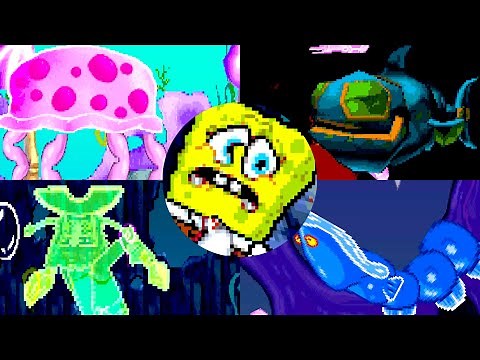 SpongeBob SuperSponge - All Bosses (Perfect No Damage) [4K]