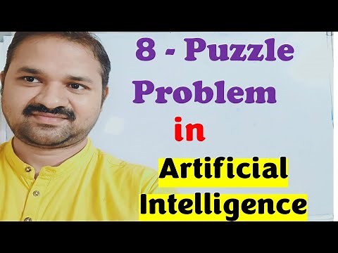 8-Puzzle Problem in Artificial Intelligence without Heuristic Function | Example |Uninformed search