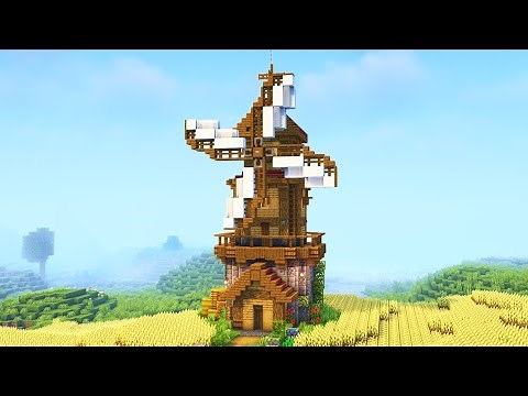 Minecraft | How to build a Windmill | Tutorial