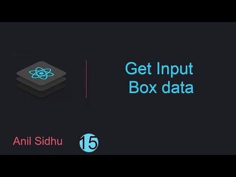 React tutorial for beginners #15 Get Input box value