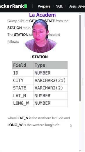 HackerRank | SQL | Weather Observation Station 1