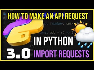 How To Make API Call In Python (VSCode)