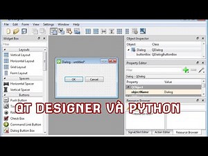 Programming the Python Interface with PyQt6 and Qt Designer #1: Install PyQt6 and QT Designer