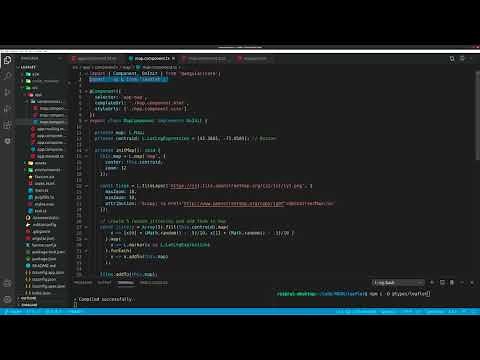 Angular Map using Leaflet and OpenStreetMap