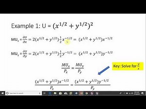 Consumer Utility Functions: Calculating the Elasticity of Substitution