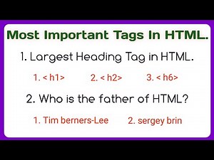 Top 10 HTML MCQs For Exam And Interview | LadlaEducation