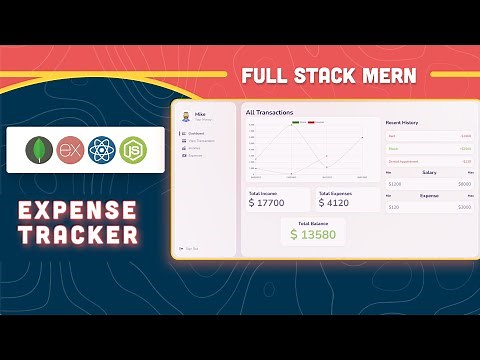 Full Stack Development with React and Node js - Expense Tracker Application.