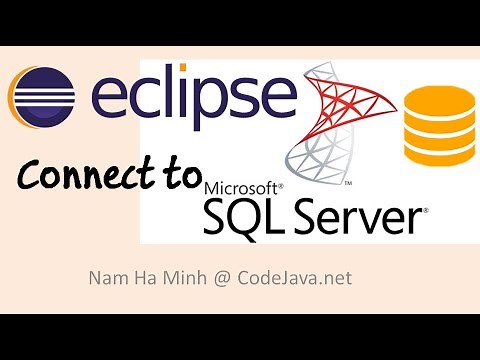 How to Connect to Microsoft SQL Server in Eclipse IDE