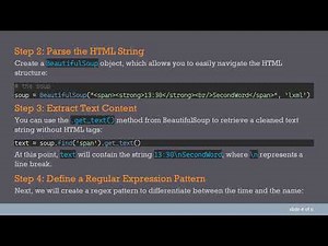 Extracting Text from HTML Strings in Python