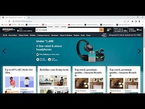 Amazon clone using html css and Javascript