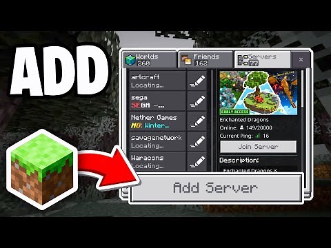 How To Join Servers In Minecraft Bedrock 2025! - All Platforms