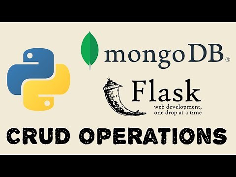 Learn MongoDB (2021) CRUD using Python with Flask Fullstack Application by building Project