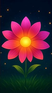 A Blooming Flower Animation 🌸 with Python| #shorts #coding #programming #python