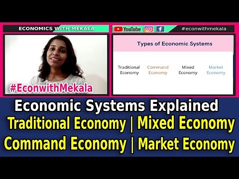 Economic Systems Explained | Traditional Economy | Command Economy | Mixed Economy | Market Economy