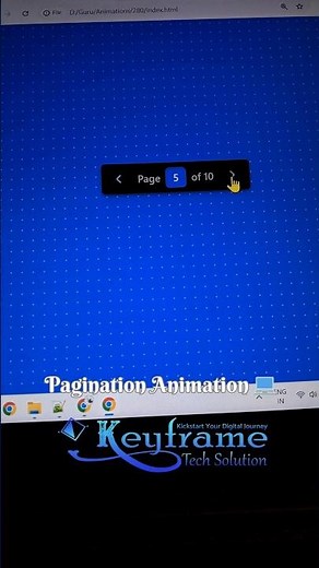 Create Pagination with Sliding Animation | HTML CSS & JavaScript