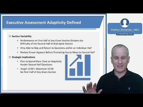 Exam and Preparation Overview (Executive Assessment Course for MBA Program Applications)