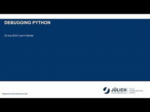 High-Performance Computing with Python: Debugging Python