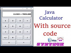 how to make calculator in java [with source code]