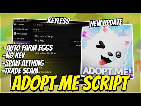 🎮 Updated Adopt Me Script Keyless l Trade Scam, Auto Farm Eggs, Spawn Anything, Force Accept & More!