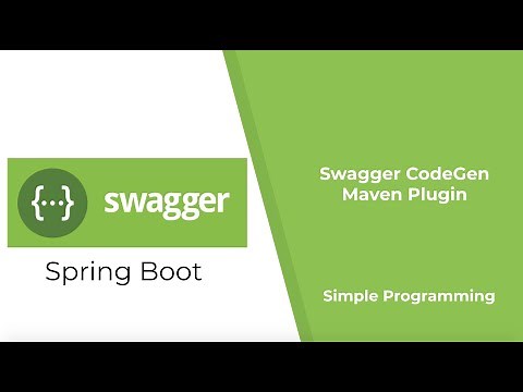 Spring Boot - with Swagger CodeGen Maven Plugin | Simple Programming