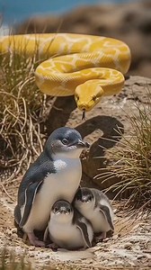 Python attacks penguin family, eagle bravely rescues them. Generated using Kling AI . . . (For entertainment purposes only. Consult professionals if guidance on activities is presented. No brand affiliation is implied if any are shown. If inspired by true events, creative adaptations may be included. Content may include public footage.) | Surendra Garhwal