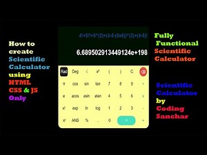 Building a Scientific Calculator from Scratch | JavaScript Project Tutorial