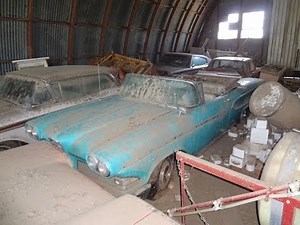 AMAZING Edsel Barn Find, Rare Cars Parked and Left. 1958 Pacer Convertible, Rangers, Dodge Charger