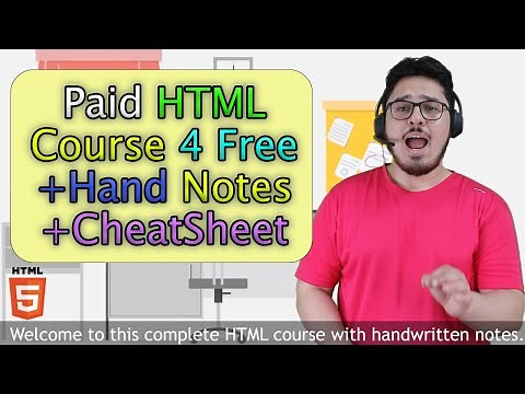 HTML Tutorial For Beginners (With Notes) 🔥