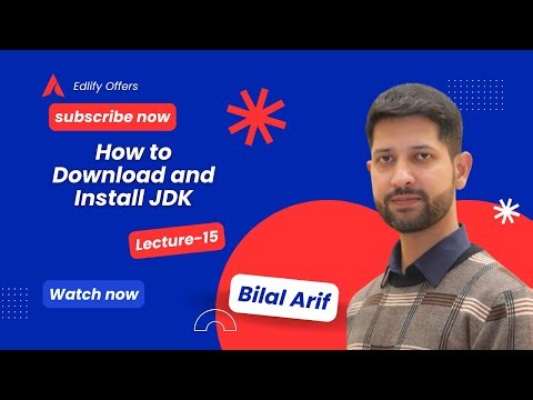 🎓 Lecture 15: How to Download and Install JDK | Complete Java Setup Guide | Edlify