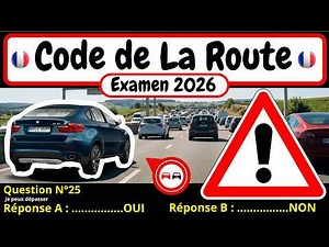 ✅ TEST GRATUIT DU CODE DE LA ROUTE 2026 🚗 #185