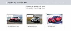 Simple Car Rental System In PHP With Source Code - Source Code & Projects