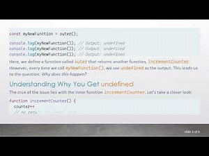 Understanding undefined in JavaScript: Function Return Values Made Simple